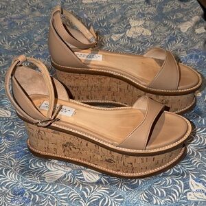 Gabriela Hearst Beige Platform Sandals